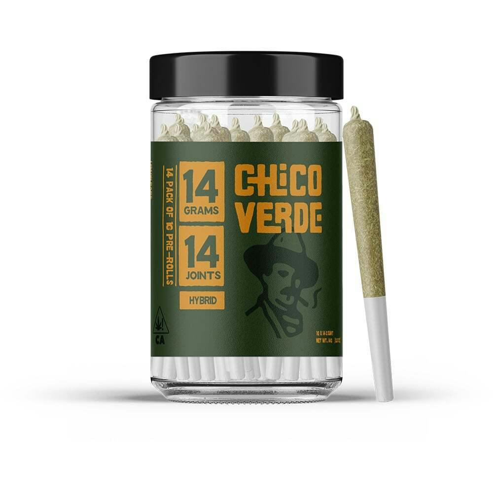 Chico Verde | Gello Shotz | Joints | 1g each | 14pk at A Golden State