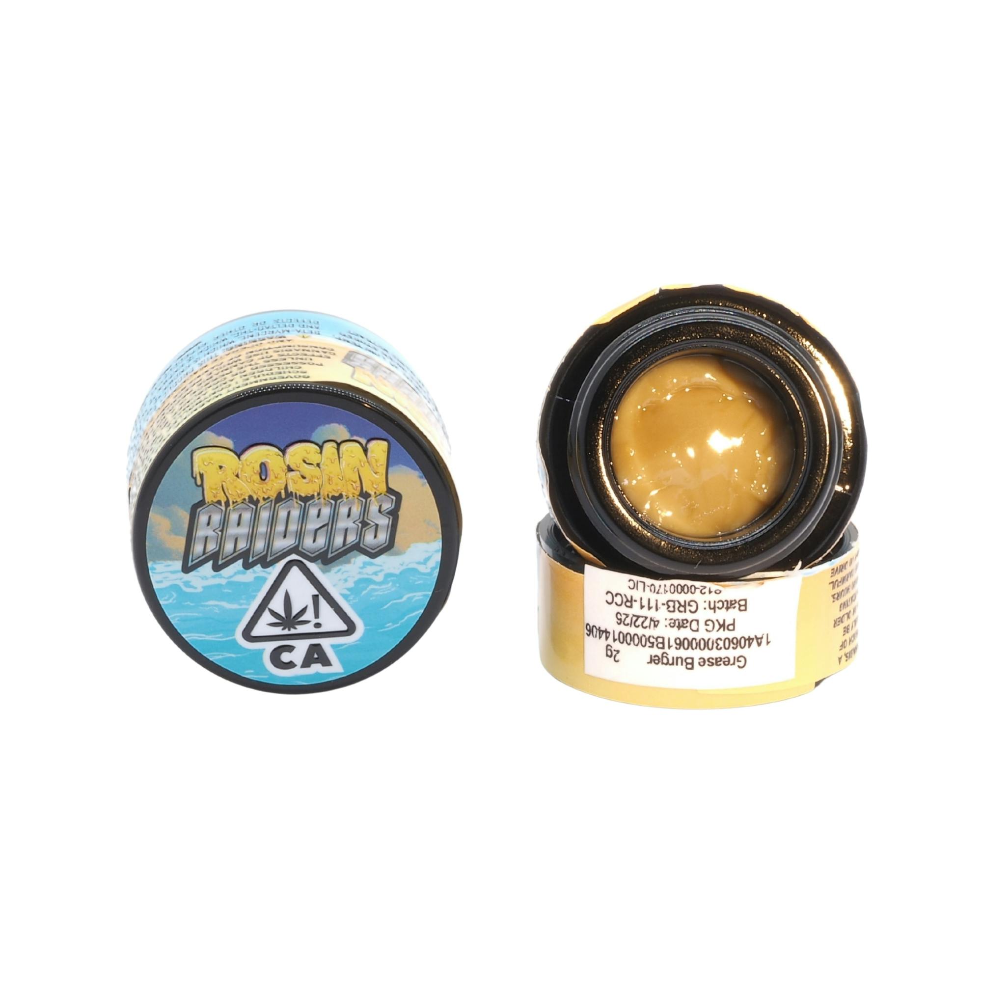 Rosin Raiders | Grease Burger | Live Rosin | Cold Cure | 2g