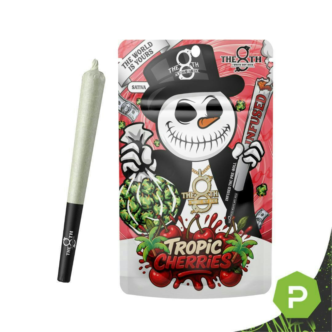 The 8th | Tropic Cherries | Infused Joint | 1.2g