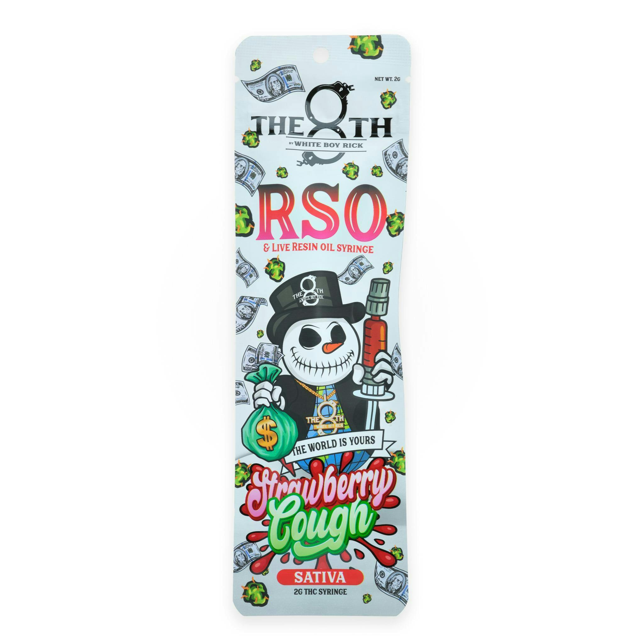 The 8th | Strawberry Cough | RSO x Live Resin Syringe | 2g by The 8th by White Boy Rick