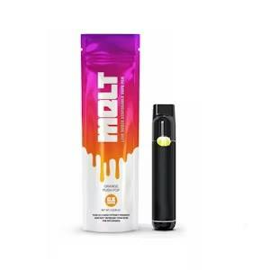 Orange Push Pop | Disposable | 0.5g cannabis product