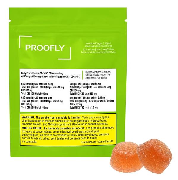 PROOFLY DAILY CBC:CBG:CBD 30 GUMMIES | Gummies | 30pk | 0mg/ea