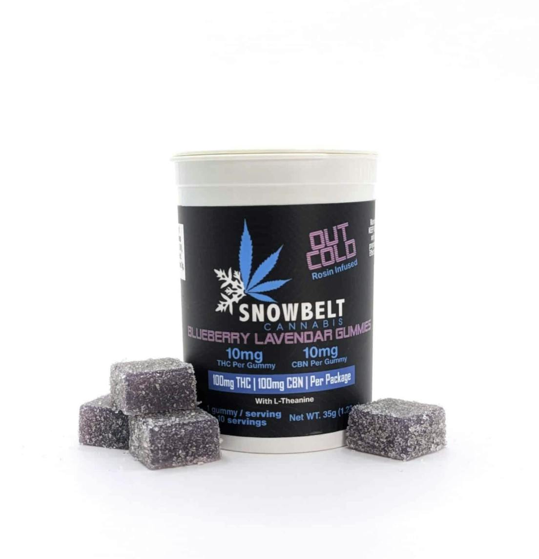 Blueberry Lavender Live Rosin Gummies | Gummies | 10pk | 10mg/ea