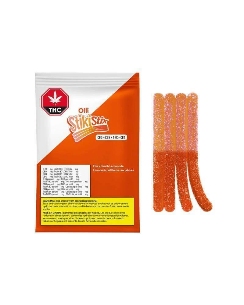 Fizzy Peach Lemonade Soft Chews | Gummies | 10mg/ea