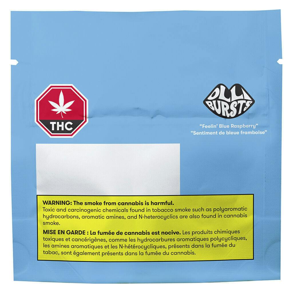 Feelin' Blue Raspberry Bursts | Gummies | 2pk | 5mg/ea