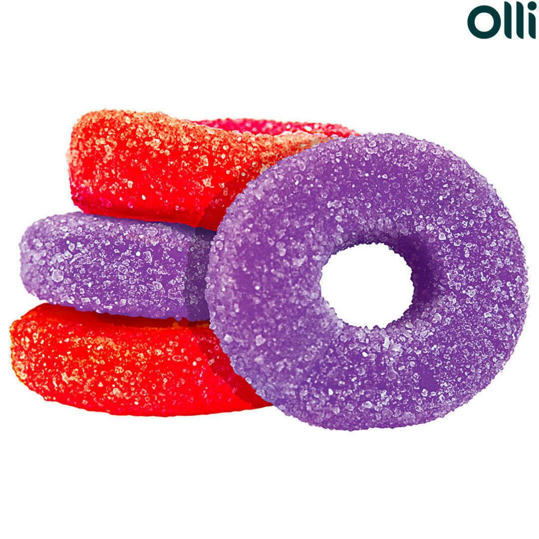 Olli - Olli O's Sour Grape & Strawberry THC/CBC/CBD | Gummies | 4pk | 2.5mg