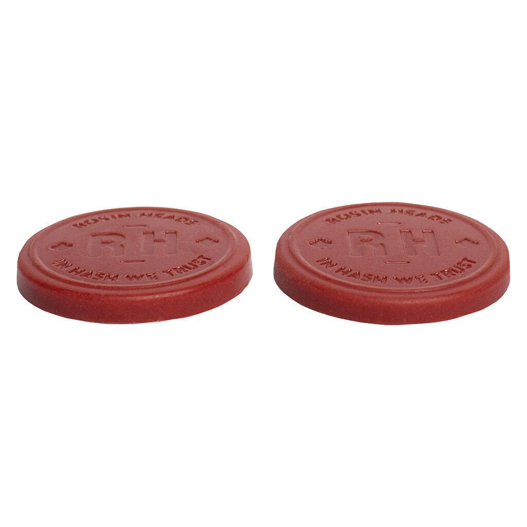 Strawberry Hash Rosin Coins | Chocolates | 2pk | 5mg/ea