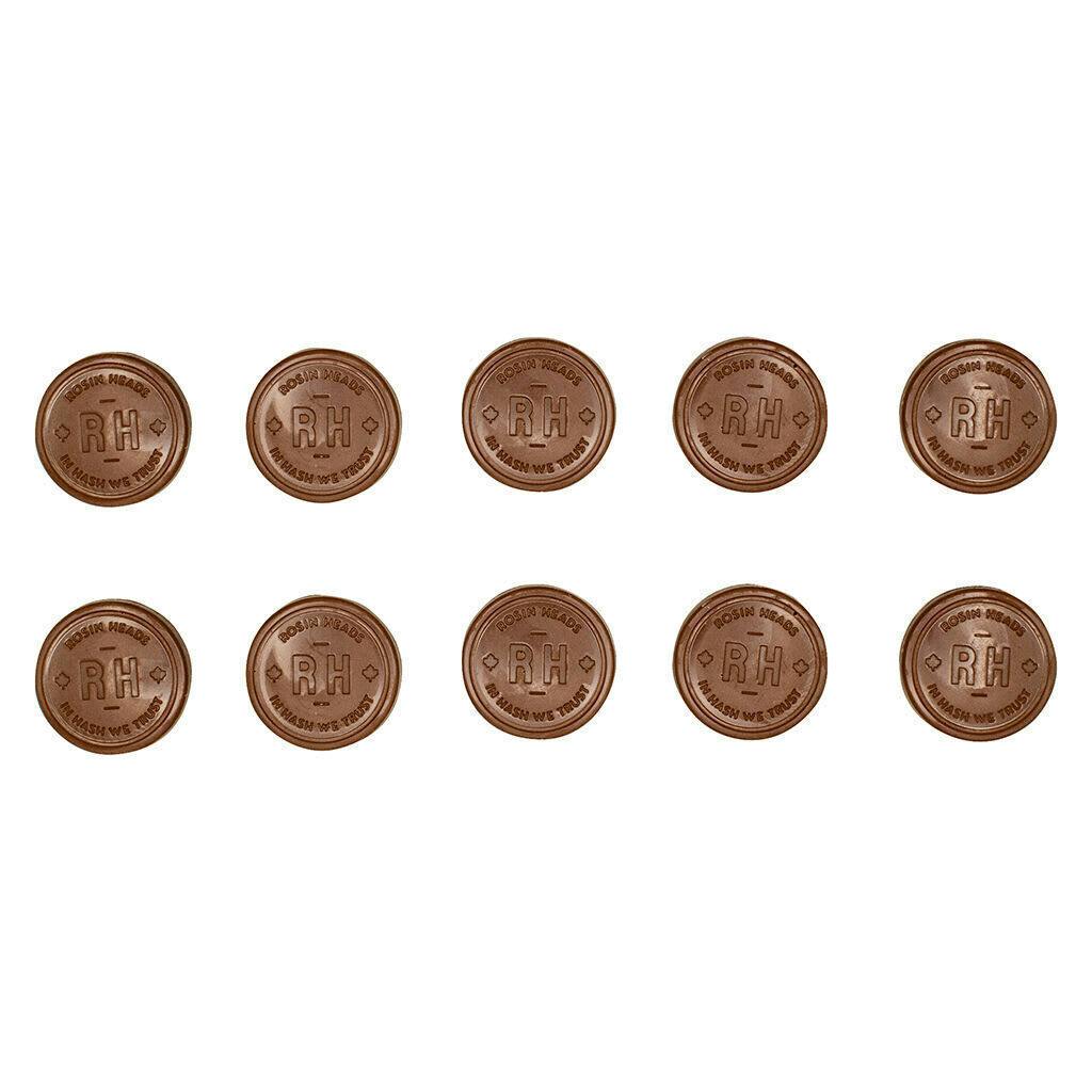 Milk Chocolate Hash Rosin Coin | Chocolates | 10pk | 10mg/ea
