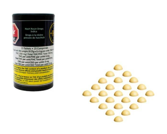Hash Rosin Drops Sativa | Mints | 25pk | 10mg/ea