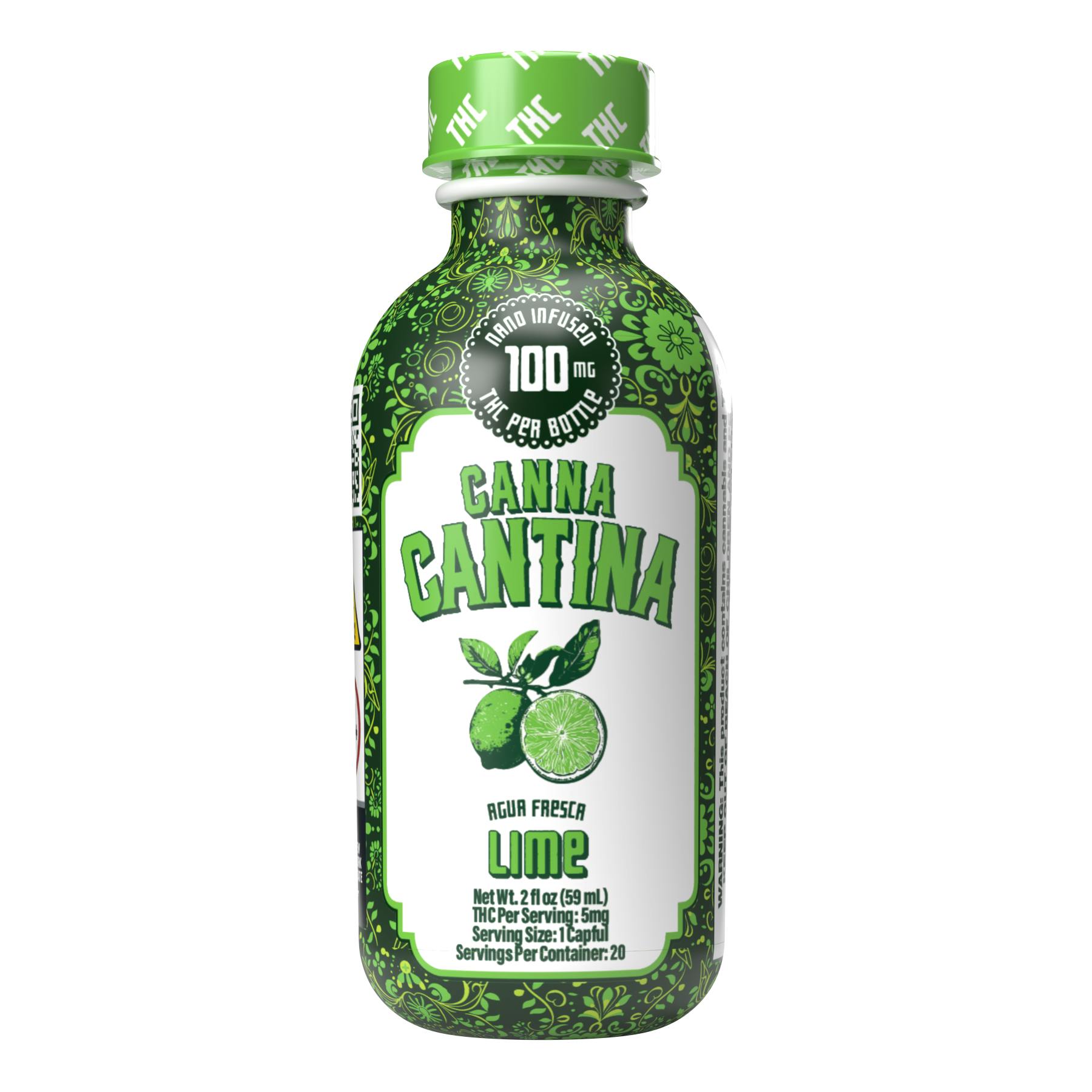 Lime | Non-carbonated | 100mg | 2fl oz