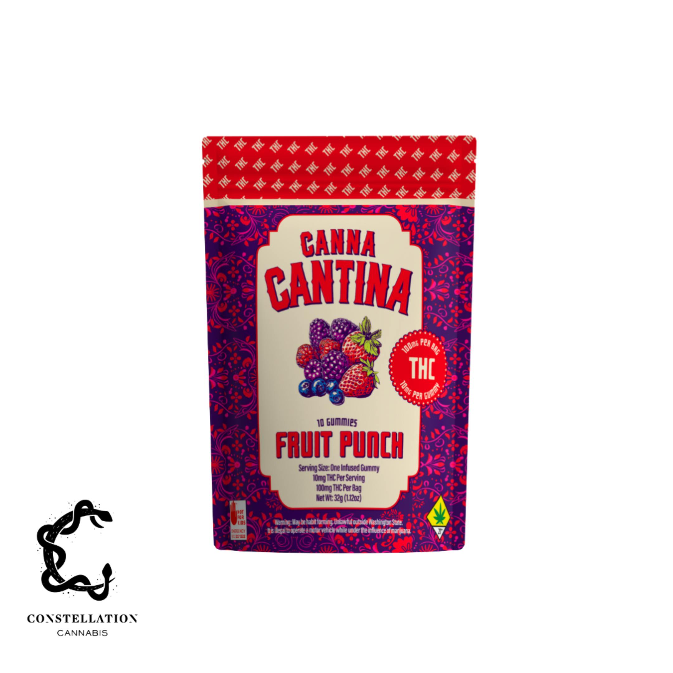 Fruit Punch Gummies | Gummies | 10pk | 10mg/ea
