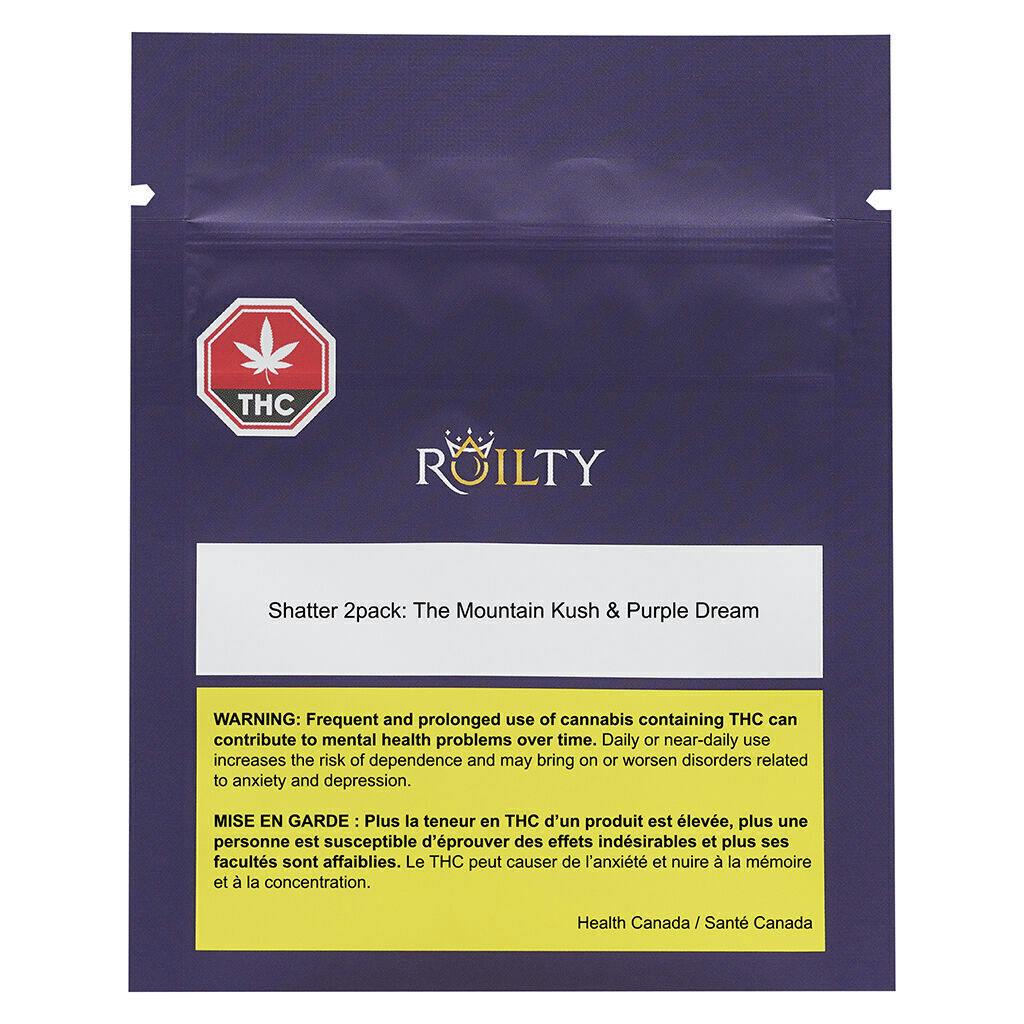Purple Dream & The Mountain Kush | Solvent | Shatter | 1g