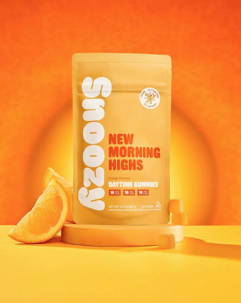 New Morning Highs Orange Daytime Gummies | Gummies | 20pk | 10mg/ea