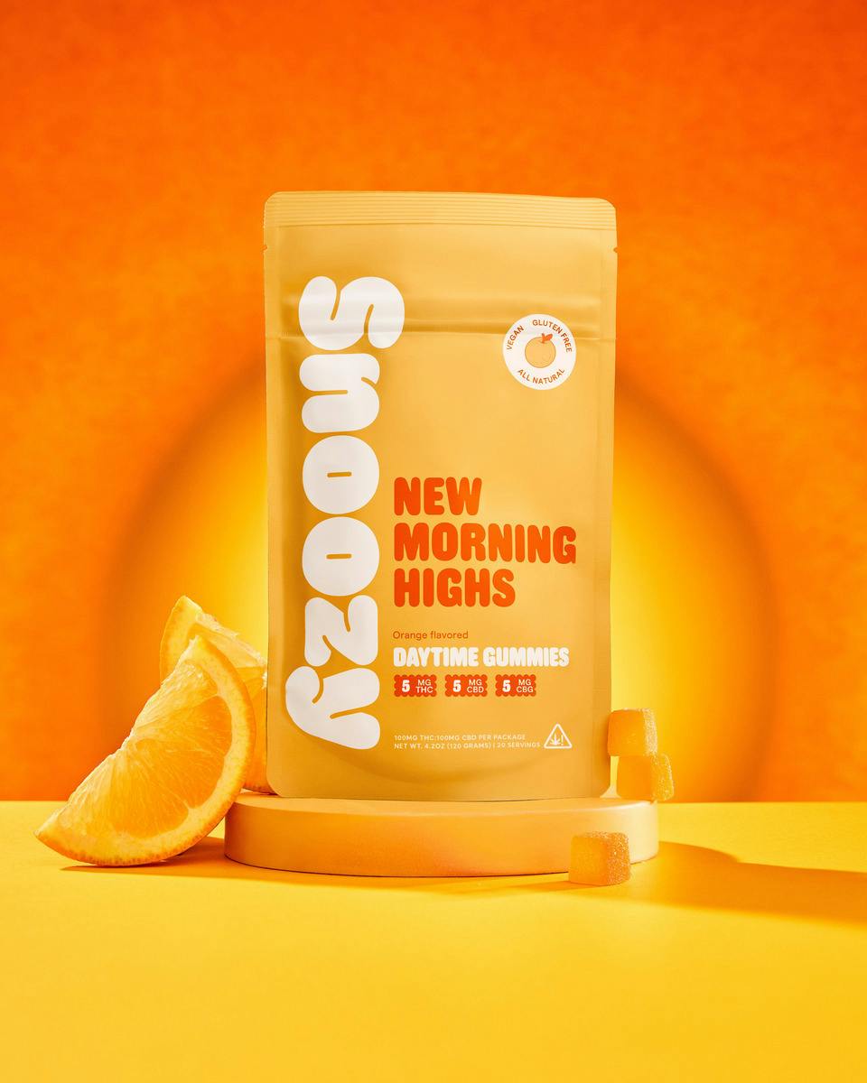 New Morning Highs Orange Daytime Gummies | Gummies | 20pk | 5mg/ea