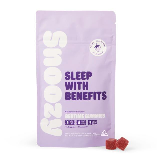 Sleep With Benefits Raspberry Bedtime Gummies | Gummies | 20pk | 5mg/ea