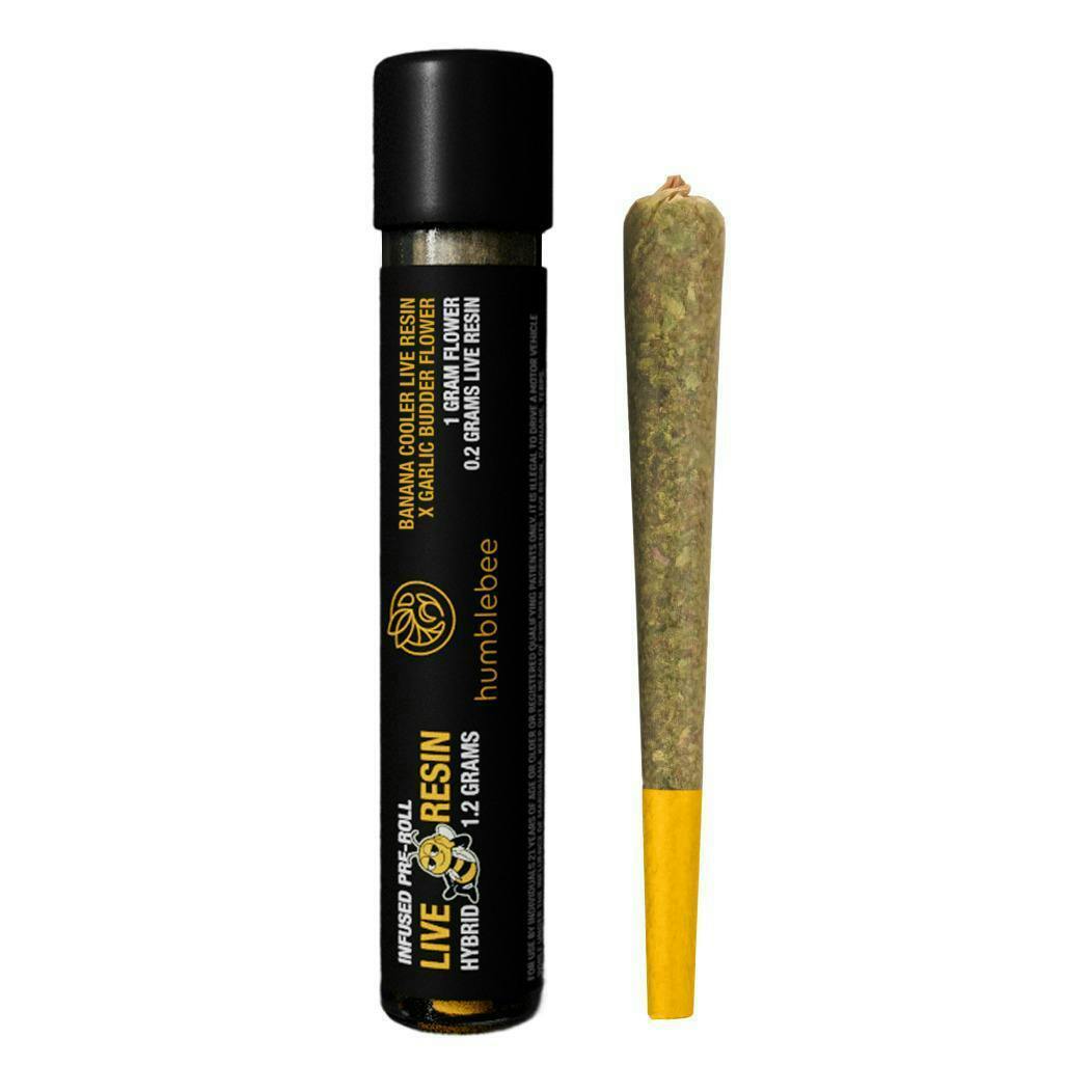 Humblebee | Helly Jelly x Banana Cooler | Live Resin Infused Joint | 1.2g by Humblebee