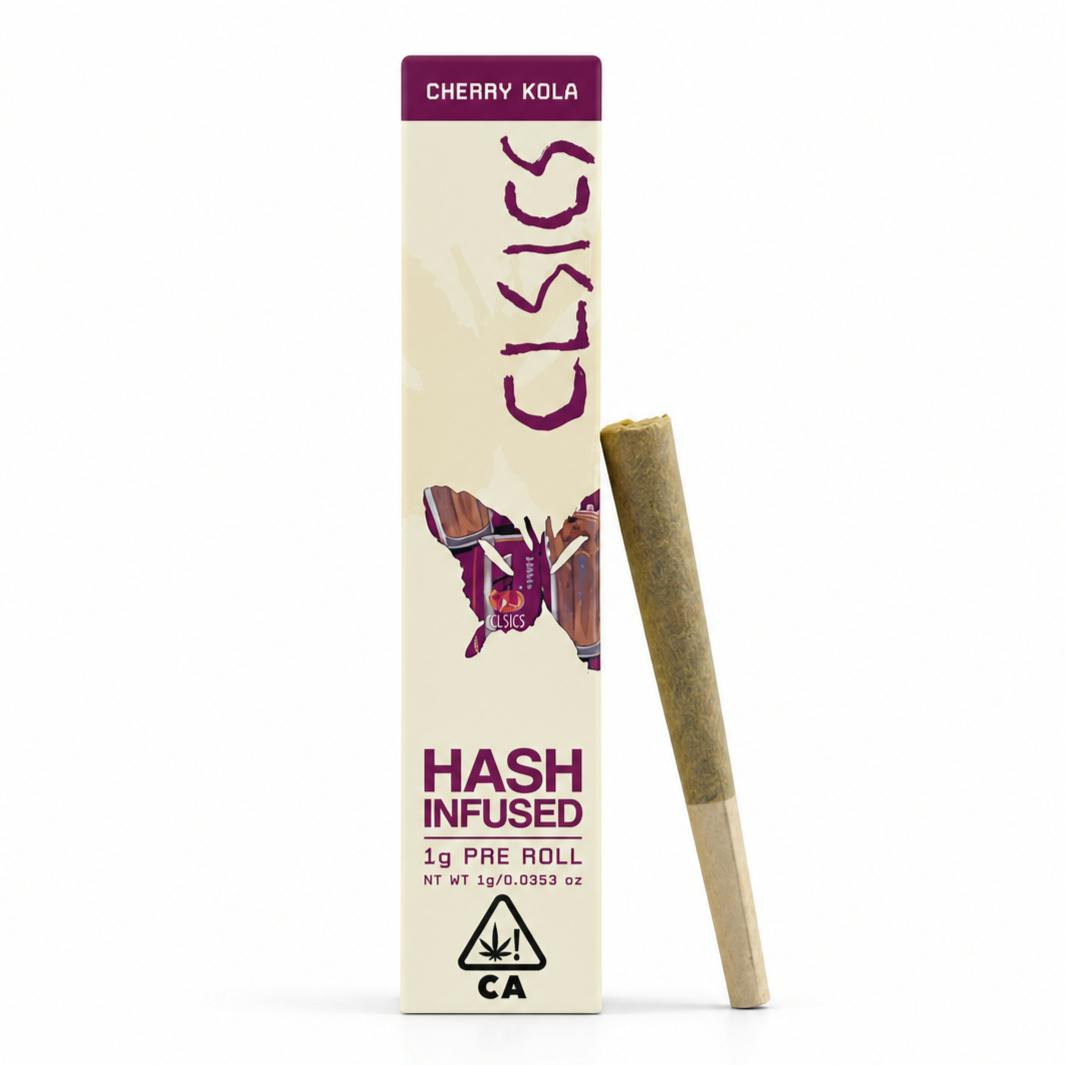 CLSICS Rosin & Rosin Infused Pre Rolls — Cherry Kola