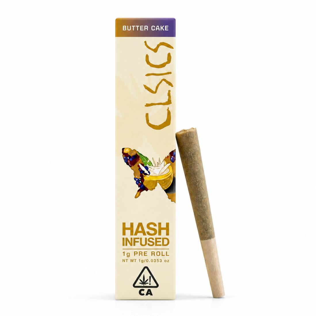 CLSICS Rosin & Rosin Infused Pre Rolls — Butter Cake