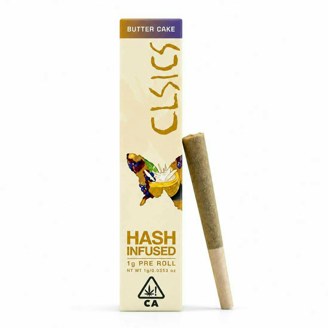 CLSICS Rosin & Rosin Infused Pre Rolls — Butter Cake
