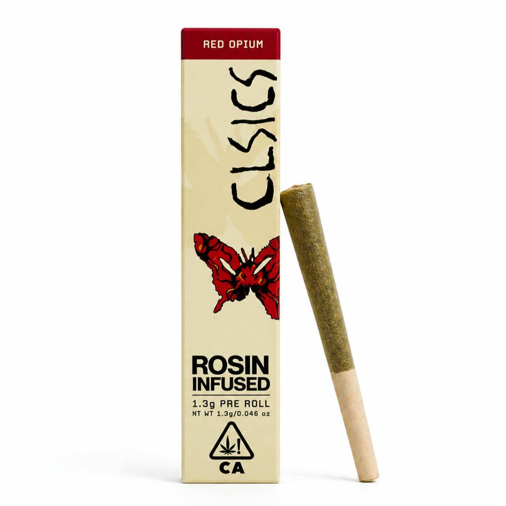 CLSICS Rosin & Rosin Infused Pre Rolls — Red Opium