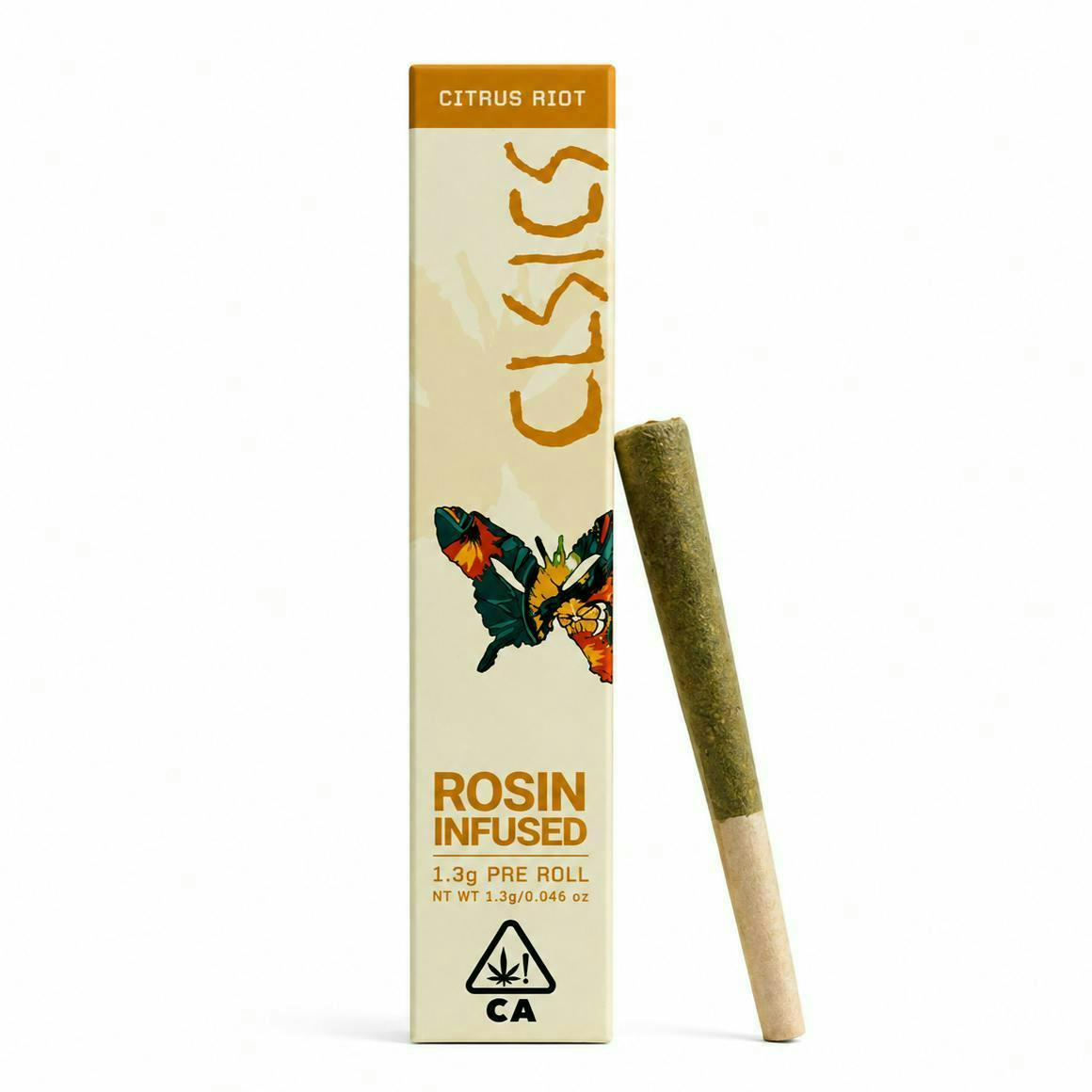 CLSICS Rosin & Rosin Infused Pre Rolls: Citrus Riot