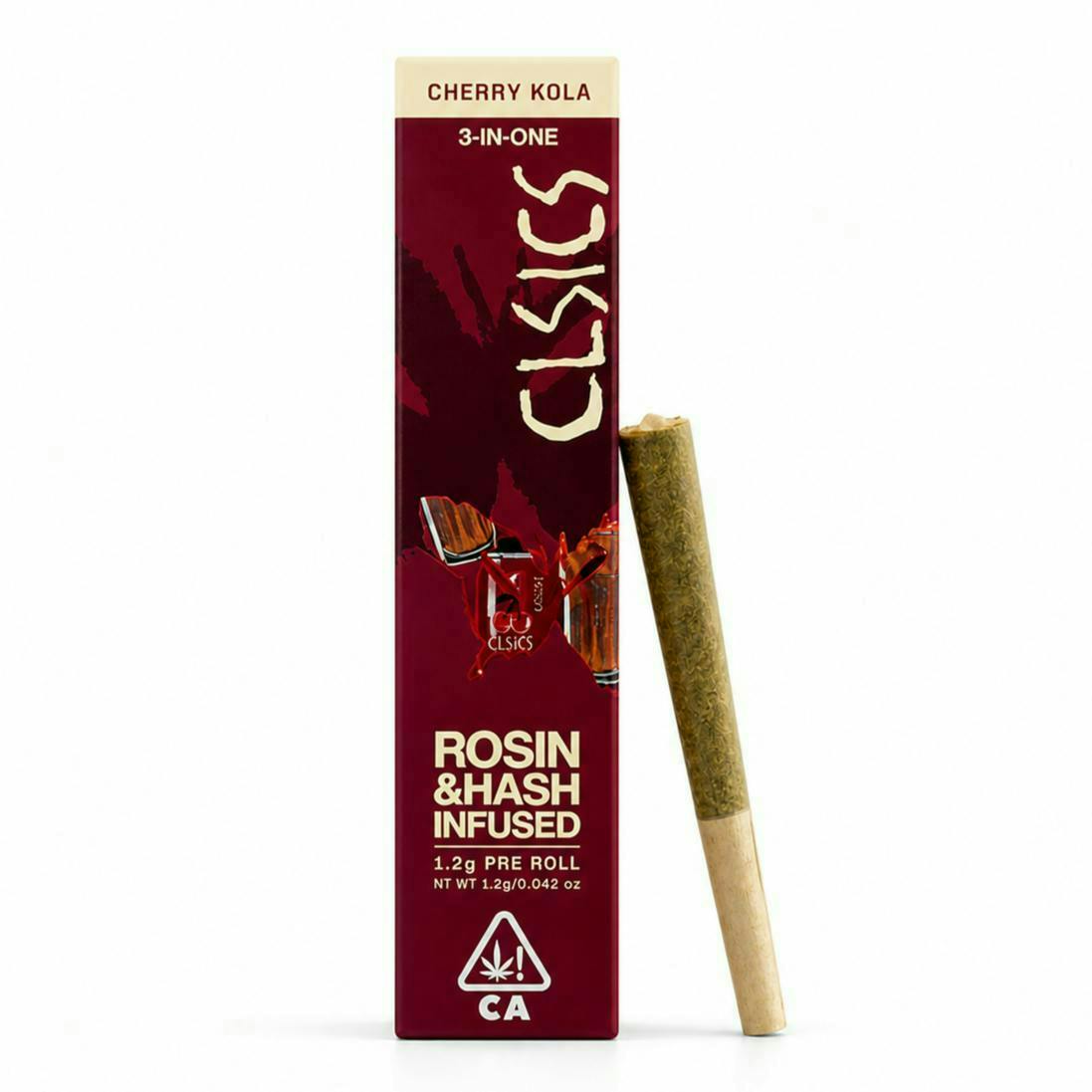 CLSICS Rosin & Rosin Infused Pre Rolls: Cherry Kola