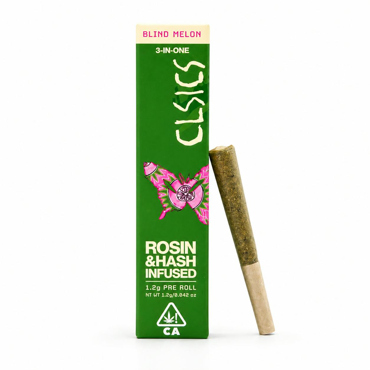 CLSICS Rosin & Rosin Infused Pre Rolls — Blind Melon - Trifecta / /