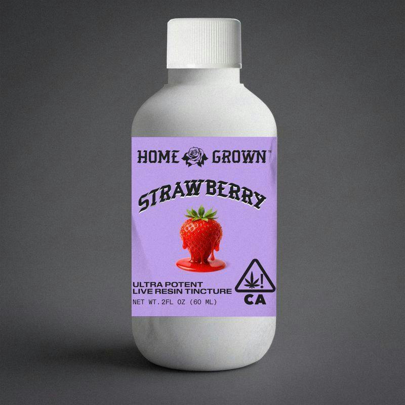 Home Grown - Platinum Jack - Sativa - Strawberry Live Resin Tincture