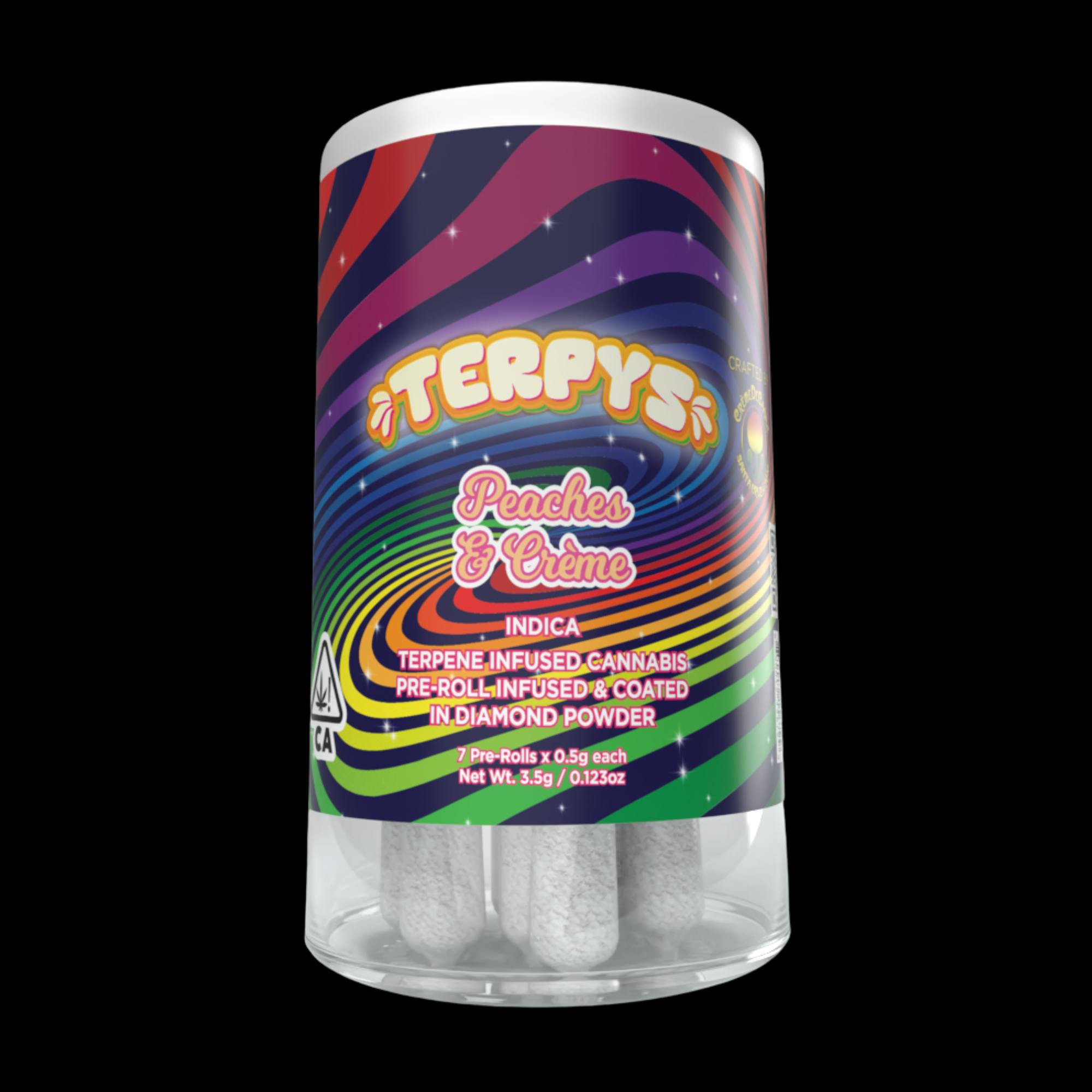 Crème De Canna: Creme De Canna Terpys Dia. Minis Peaches & Creme