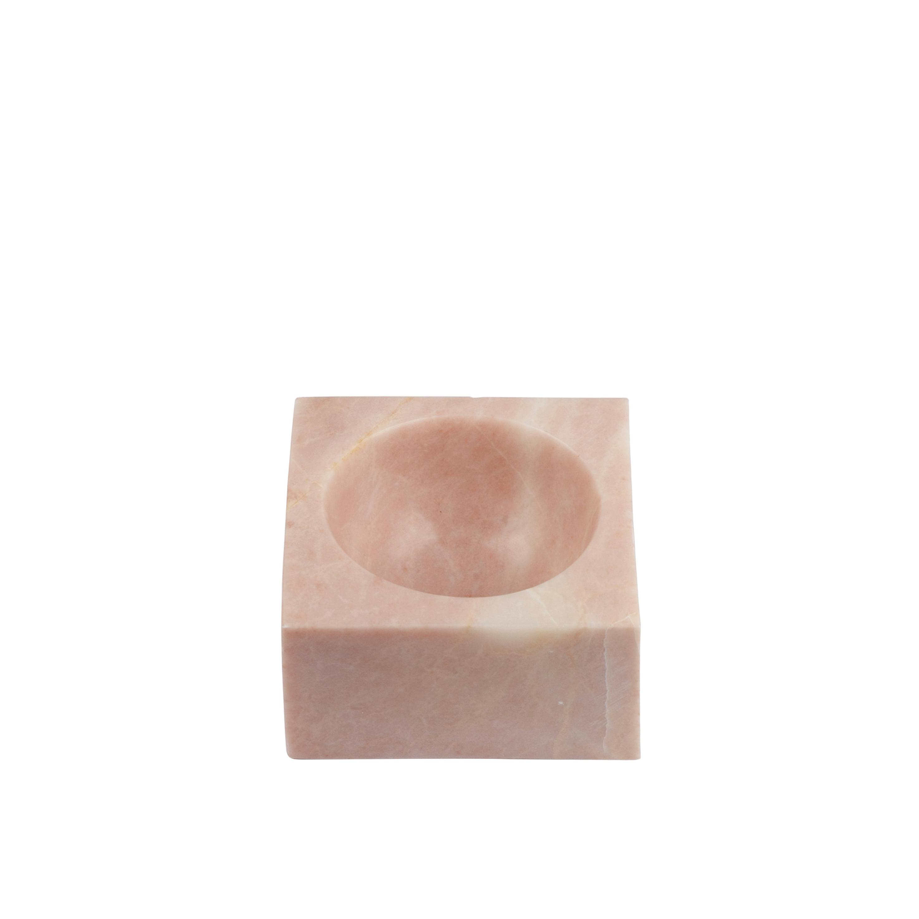 Stoned - Marble Block Ashtray Pink | Accessories