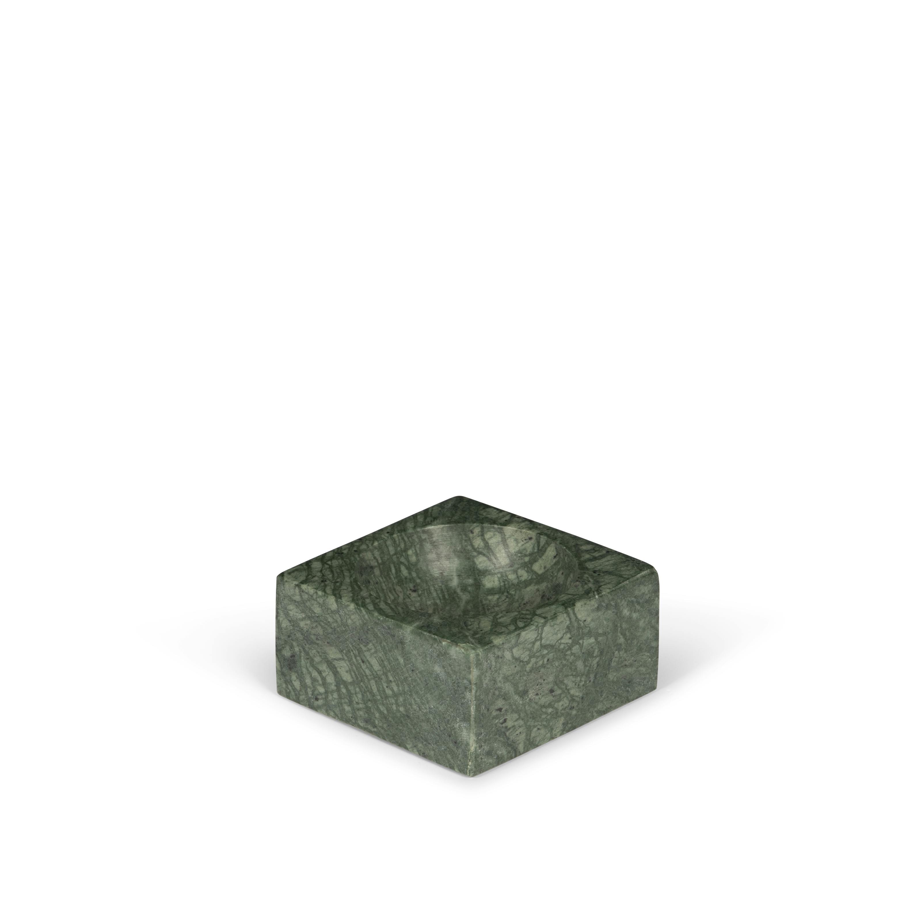 Stoned - Marble Block Ashtray Green | Accessories