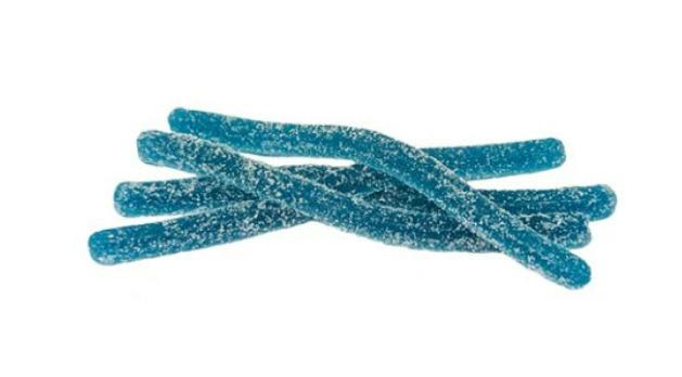 4X2.5MG | SOUR BLUE BERRIES LIVE ROSIN GUMMIES (1:1 CBN/THC) | STRINGS | Gu
