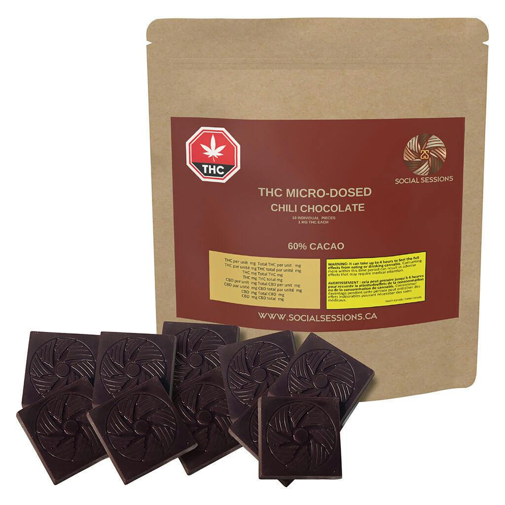 Chili Vegan Chocolate | Chocolates | 10pk | 1mg/ea