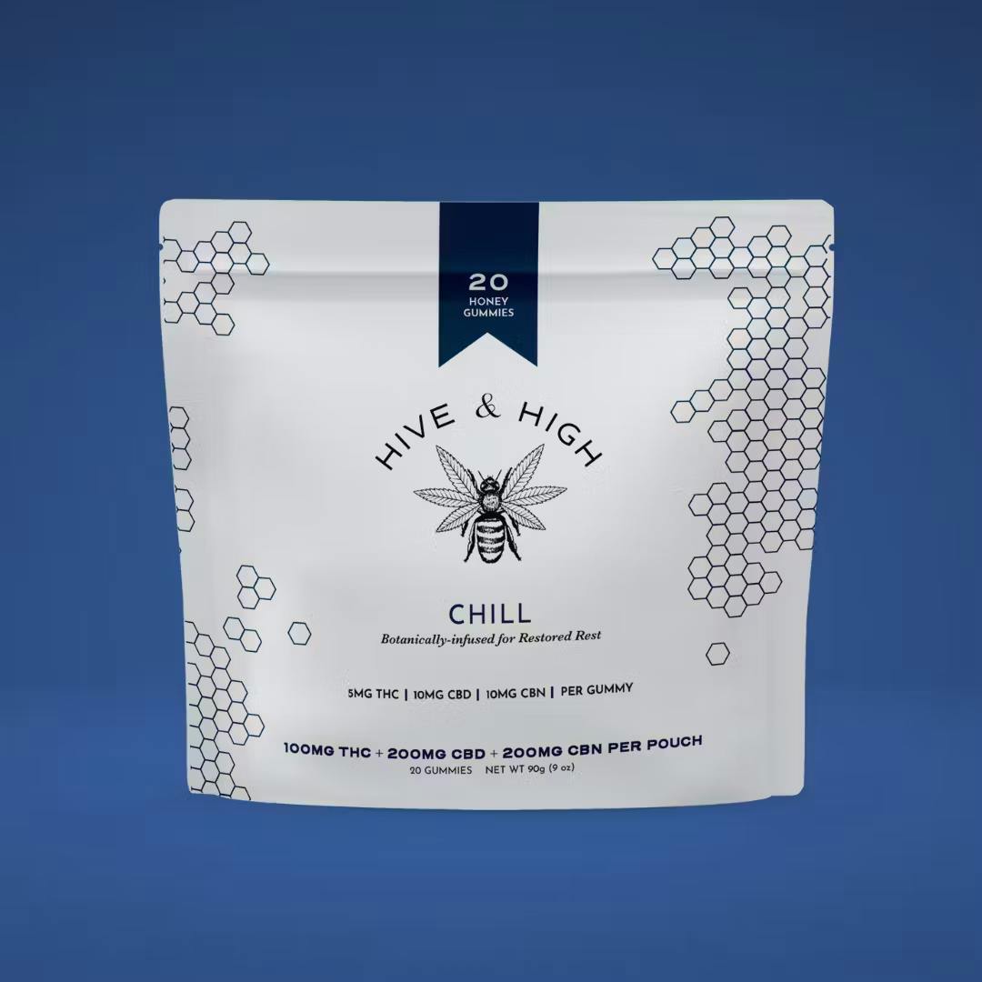 Chill Nighttime Honey Gummies | Gummies | 20pk | 5mg/ea