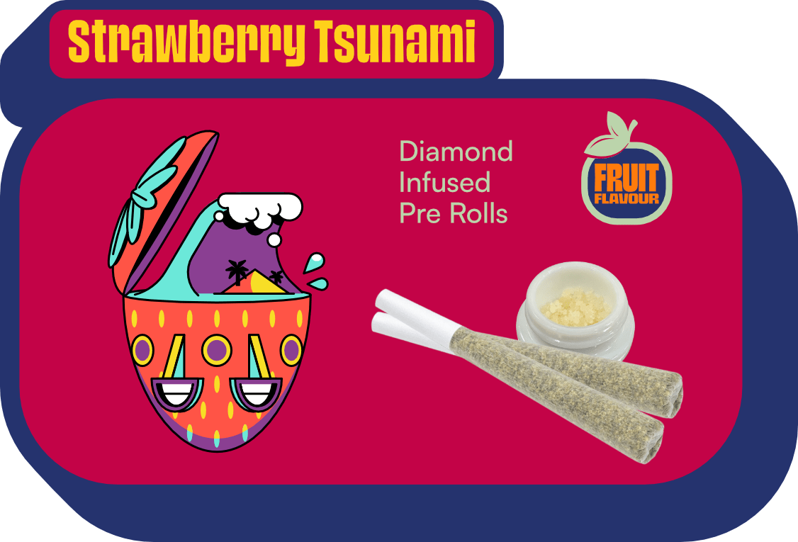 Strawberry Tsunami | Infused Joints | 1g