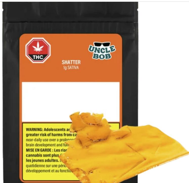 Super Silver Haze x Northern Lights | Solvent | Shatter | 1g