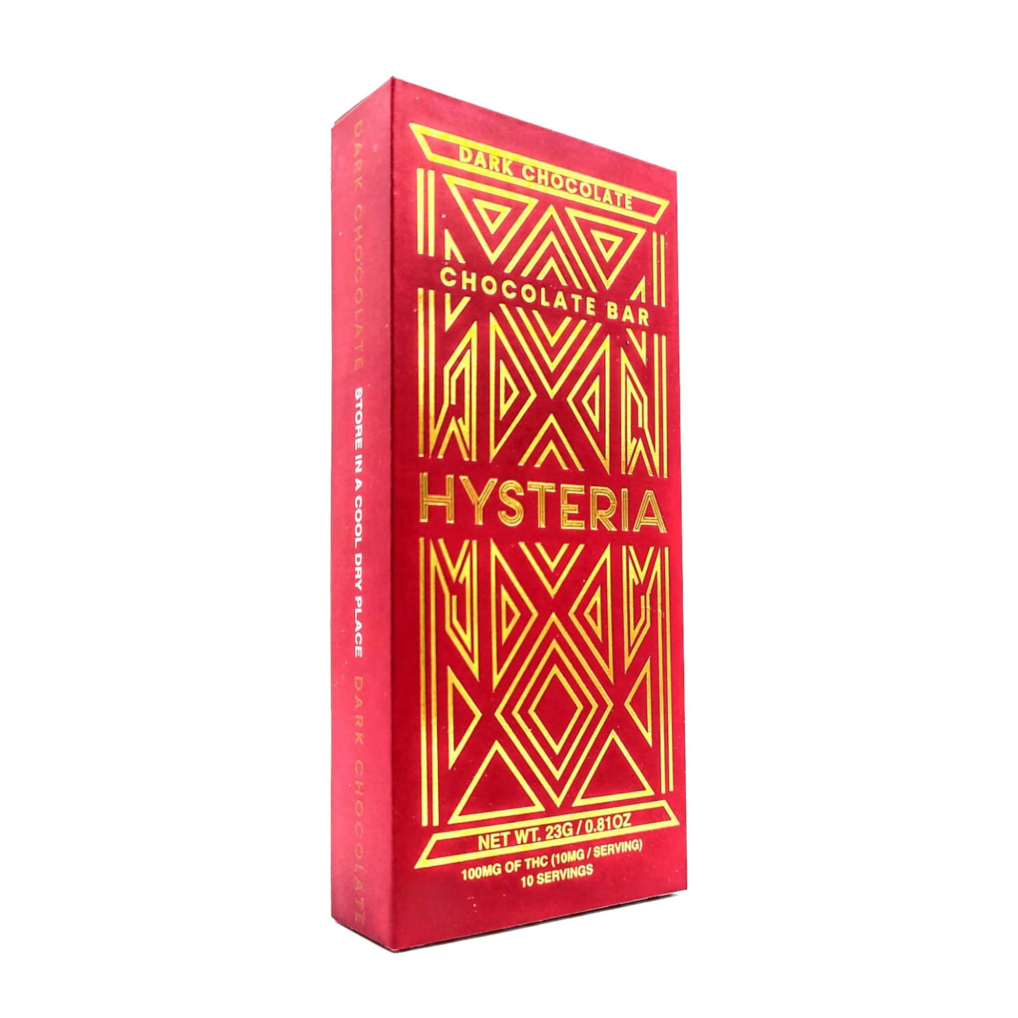 Hysteria - Infused Chocolate - Dark Chocolate (H) - 100mg - E10 | Chocolate