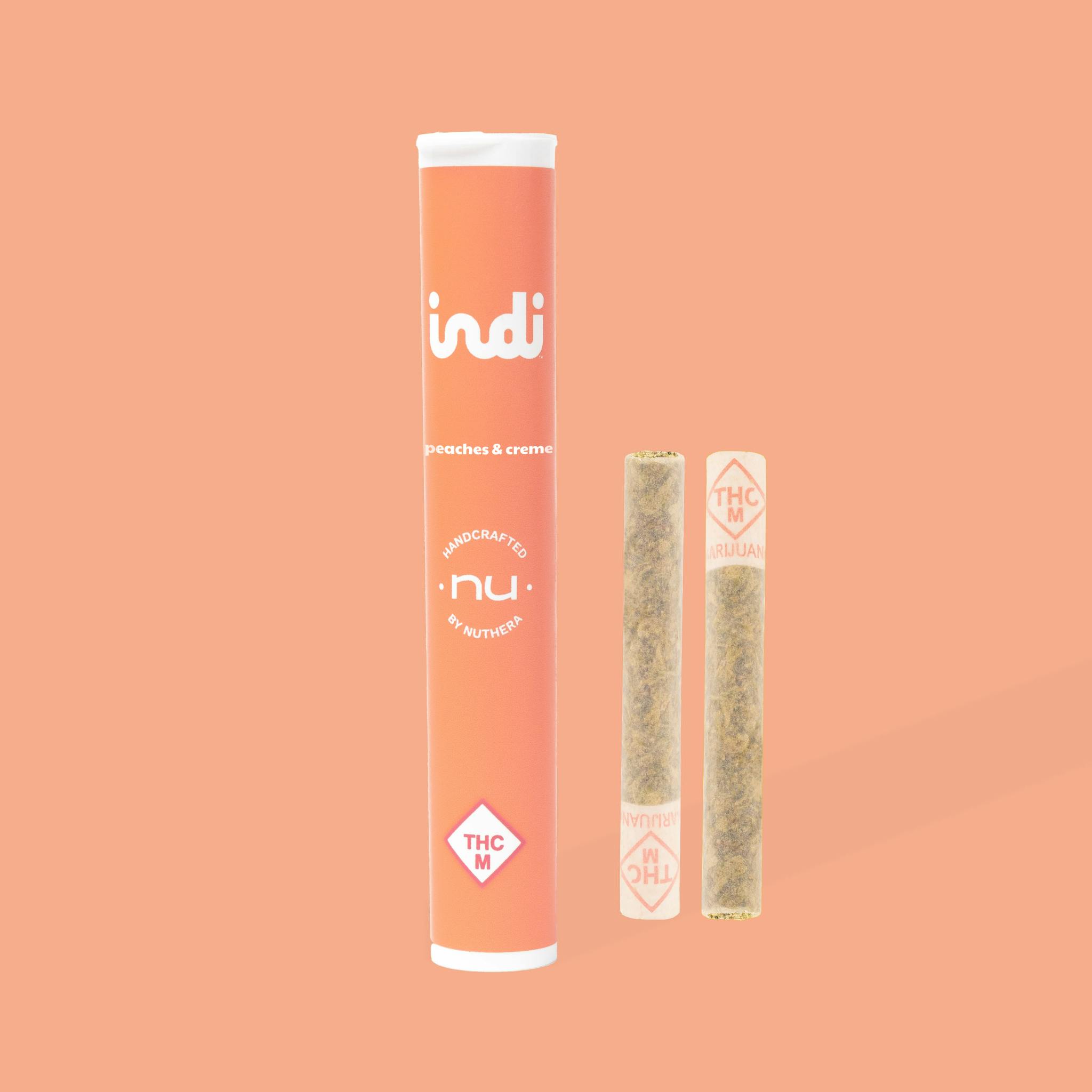 Peaches & Creme | Infused Minis | 0.5g | 2pk at Kind Goods Recreational Dispensary - St. Peters