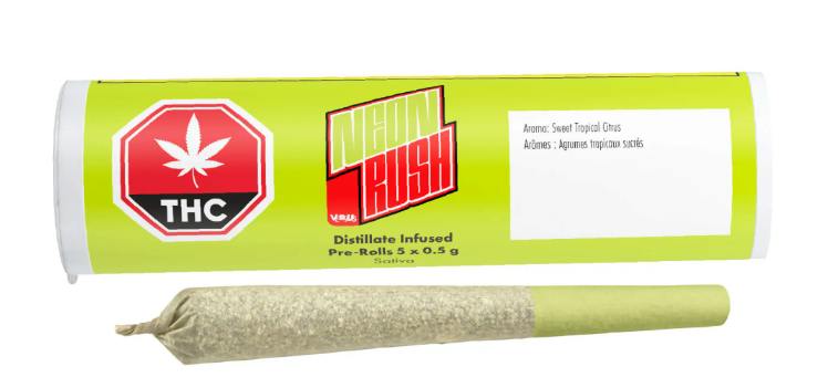 Neon Rush Infused | Infused Minis | 0.5g | 5pk