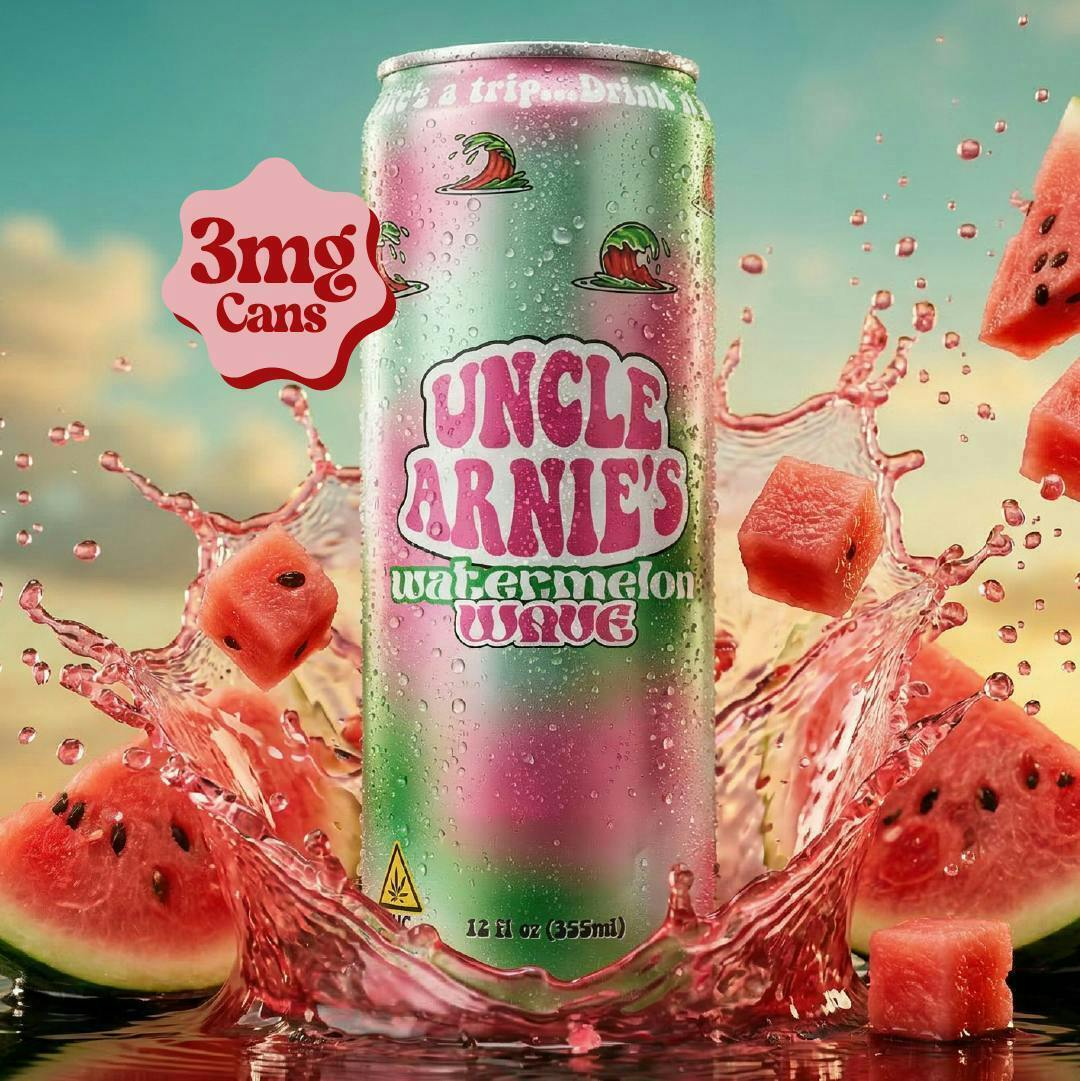 Watermelon Wave | Non-Carbonated | 3mg/ea | 12oz by Uncle Arnies