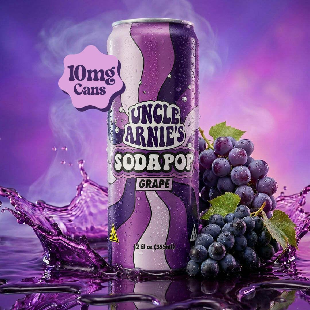 Grape Sodapop | Carbonated | 10mg/ea | 12oz | 8pk at Unwind Dispensary