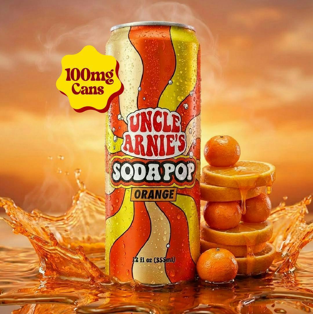 Orange Soda | Carbonated | 100mg/ea | 12oz | 12pk