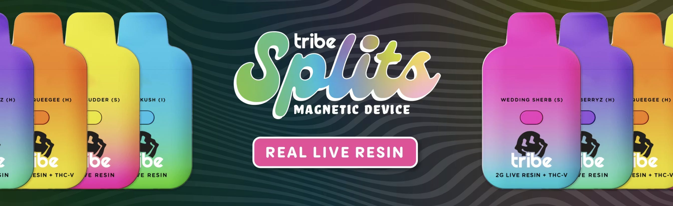 Tribe | Raspberry Parfait +THCV | Splits Live Disposable | 2g