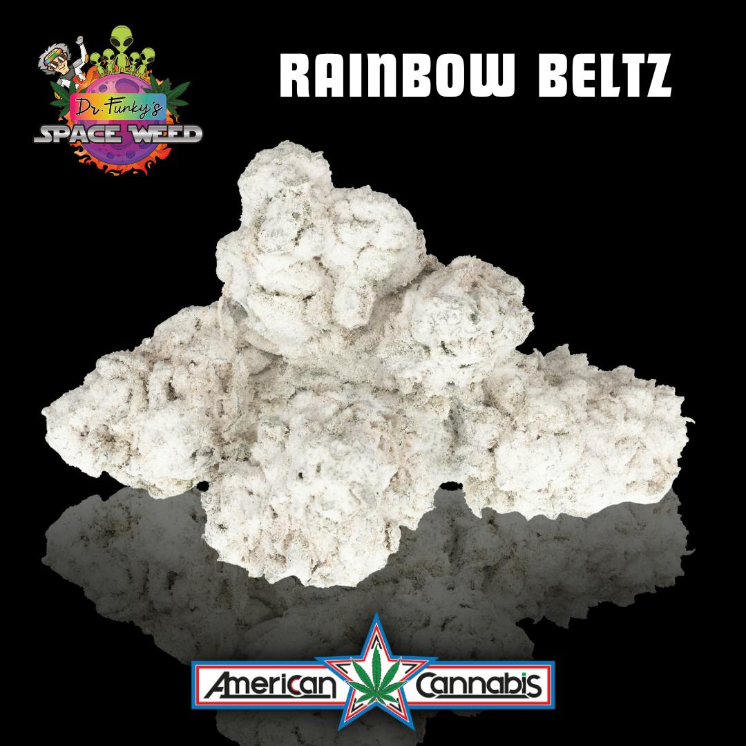 Dr. Funky's Space Weed Rainbow Beltz 3.5g (Indica)