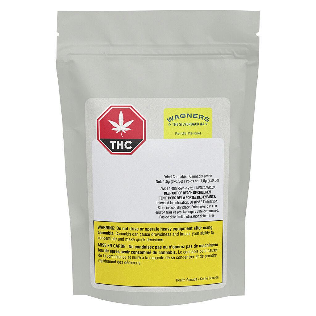 The Silverback #4 | Joints | 0.5g | 3pk