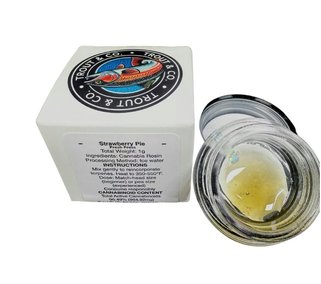 Strawberry Pie Solventless