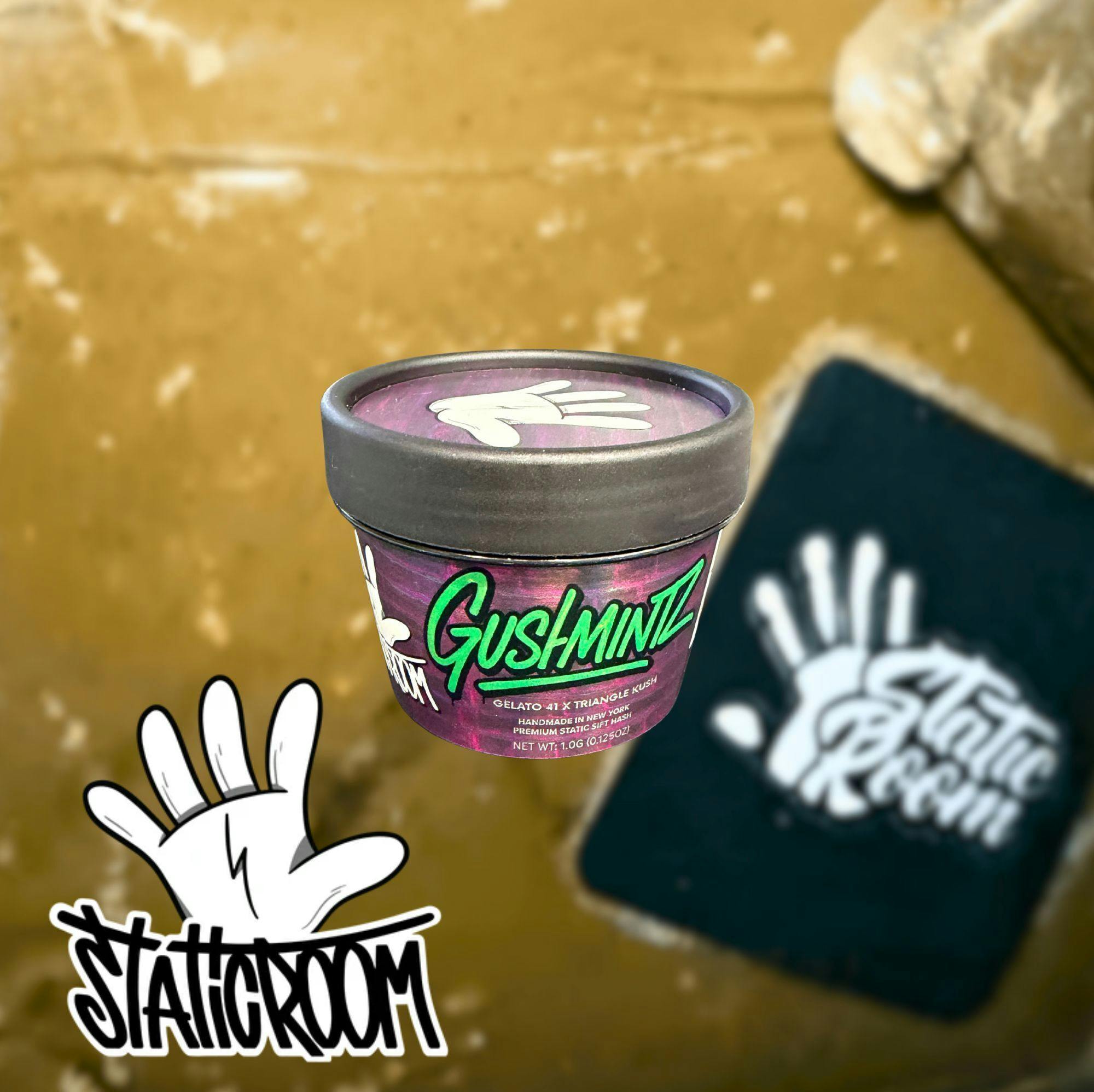Gush Mintz | Solventless | Dry Sift | 1g at Sky High Exotics