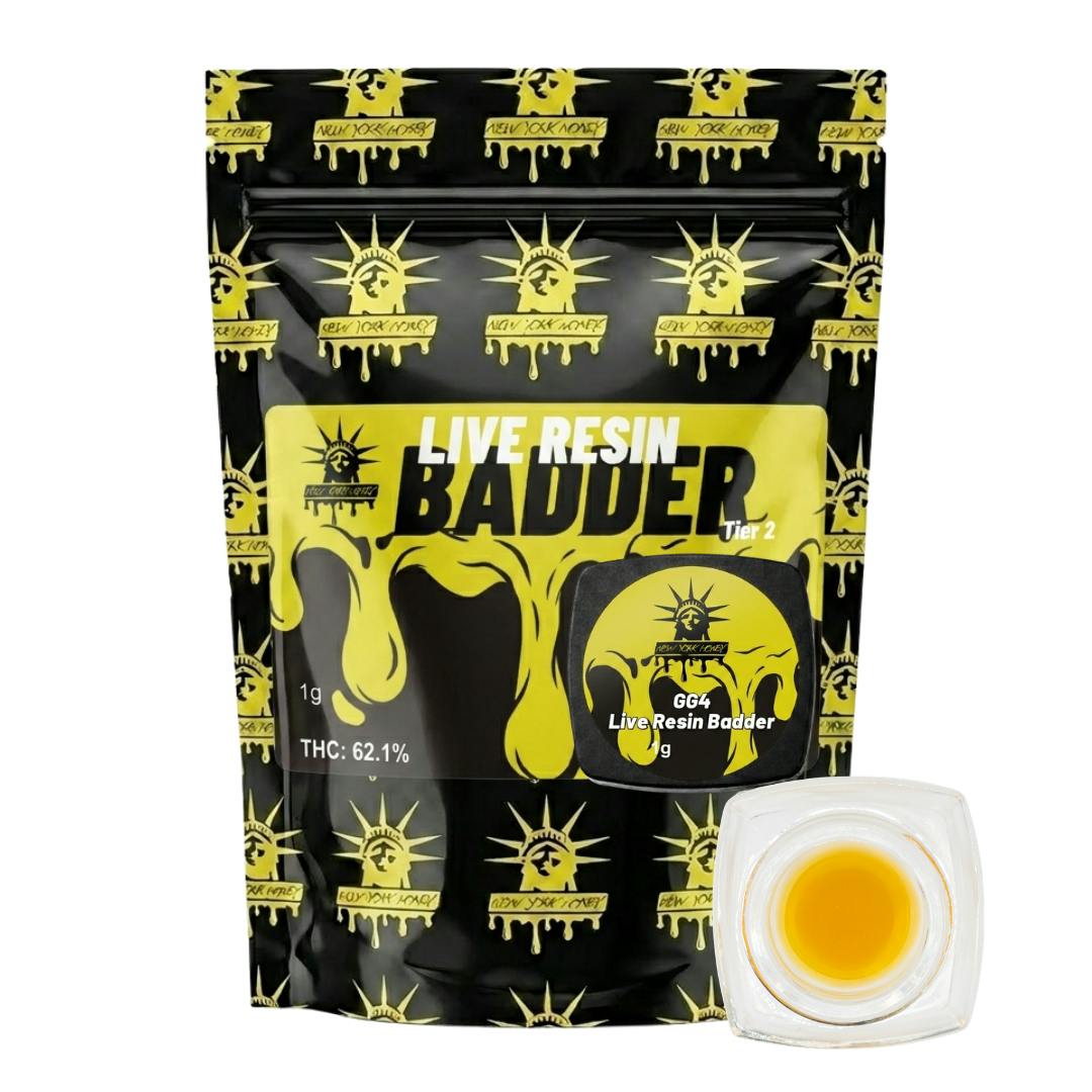 NEW YORK HONEY | 1G | LIVE RESIN BADDER | GG4