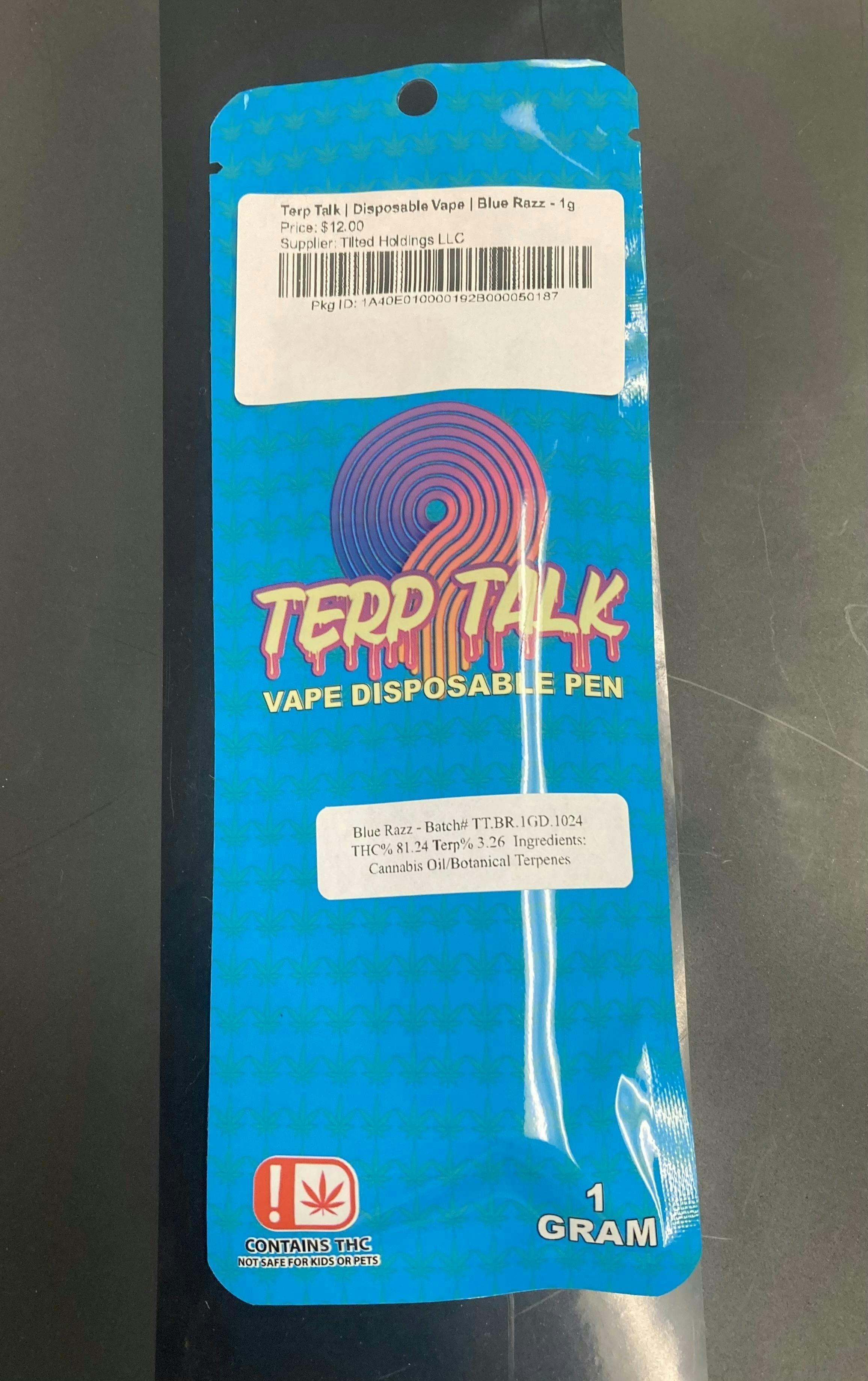 Terp Talk | Cherry Watermelon Bubblegum | Disposable | 1g