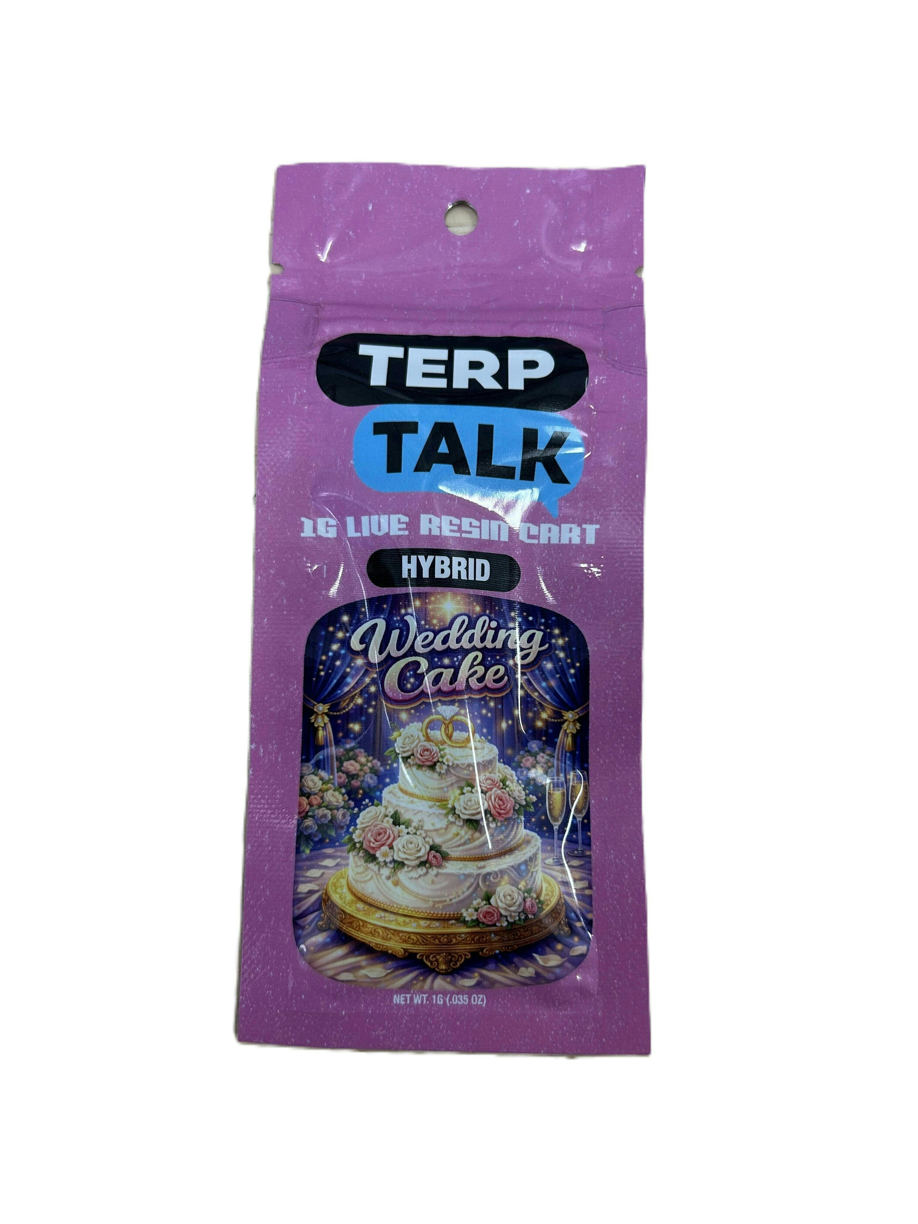 Terp Talk | Wedding Cake | Live Resin Cartridge | 1g by Terp Talk